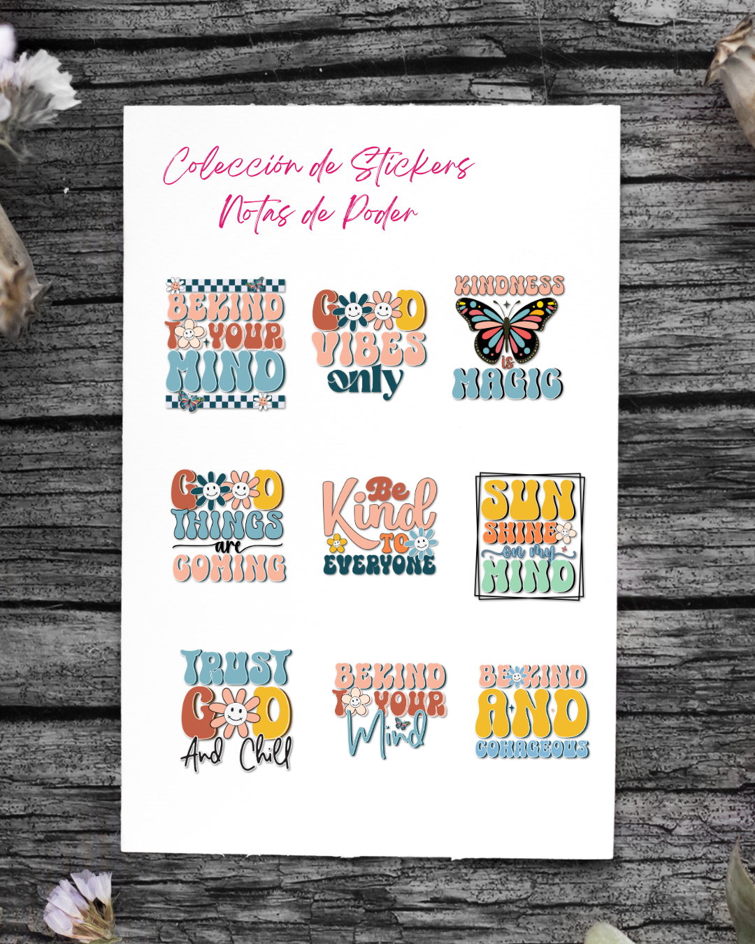 Sticker Notas de Poder