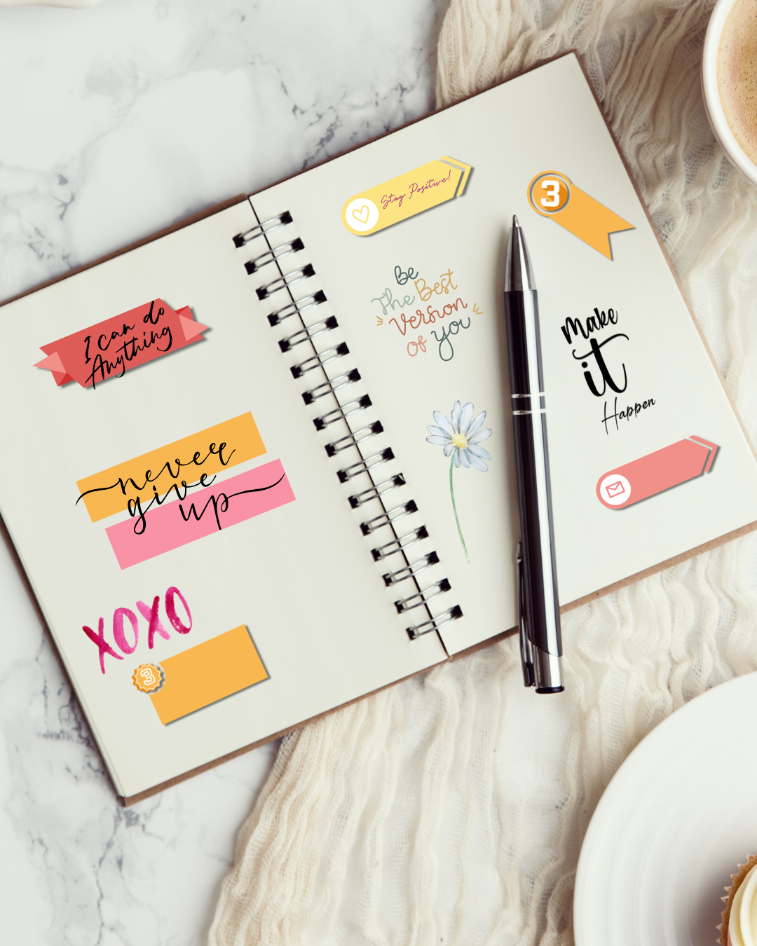 Sticker Yellow Planner