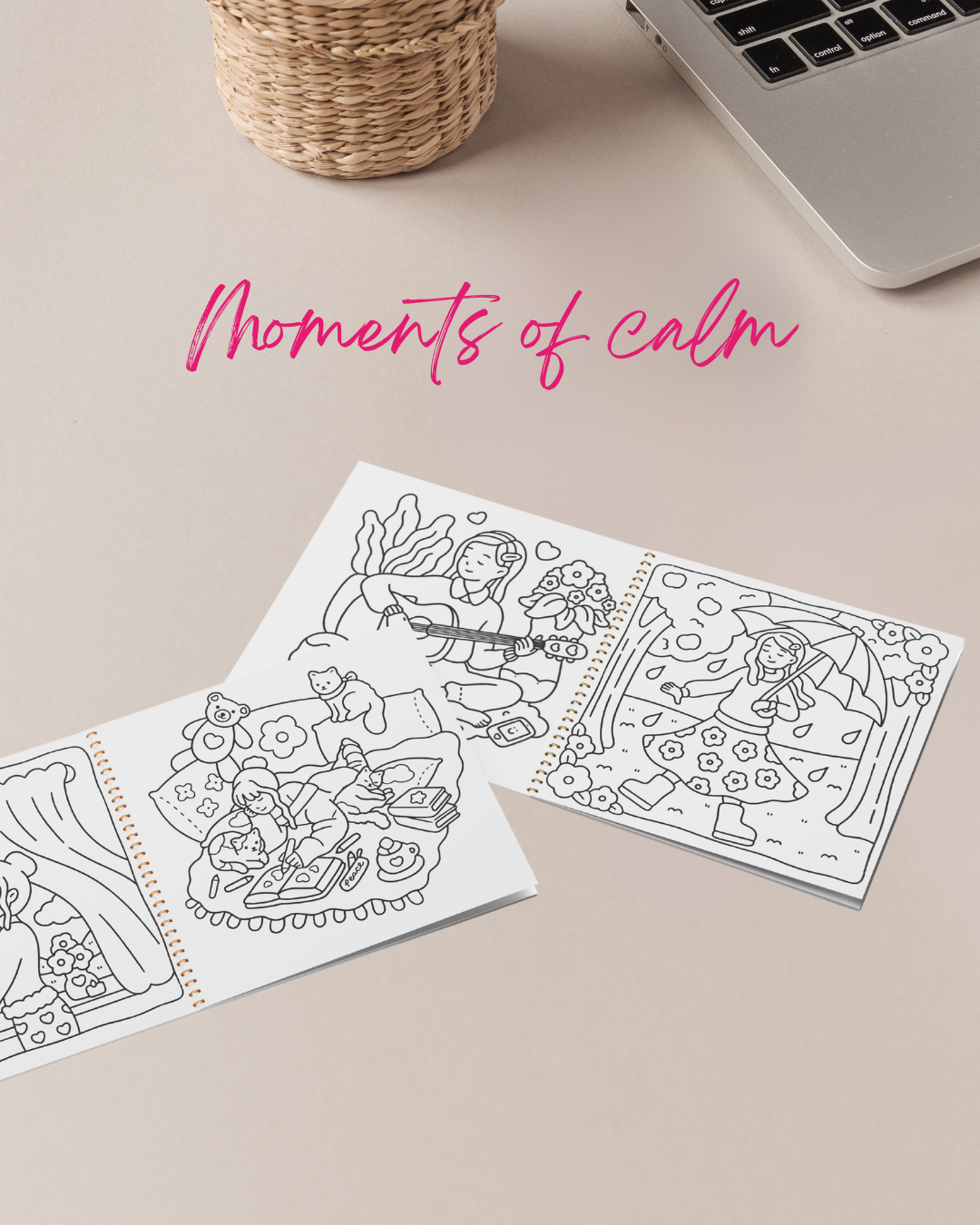 Moments of Calm - Libro colorear
