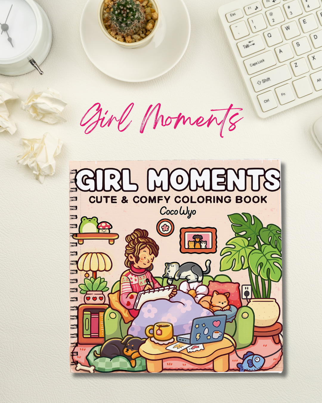 Girl Moments - Libro colorear