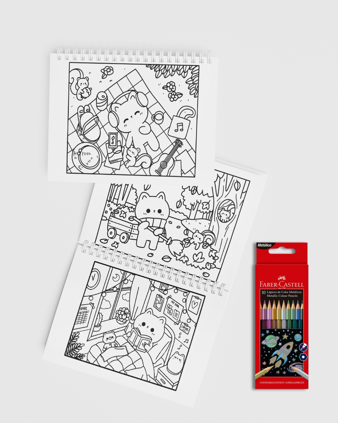 Kawaii Cozy - Libro para Colorear