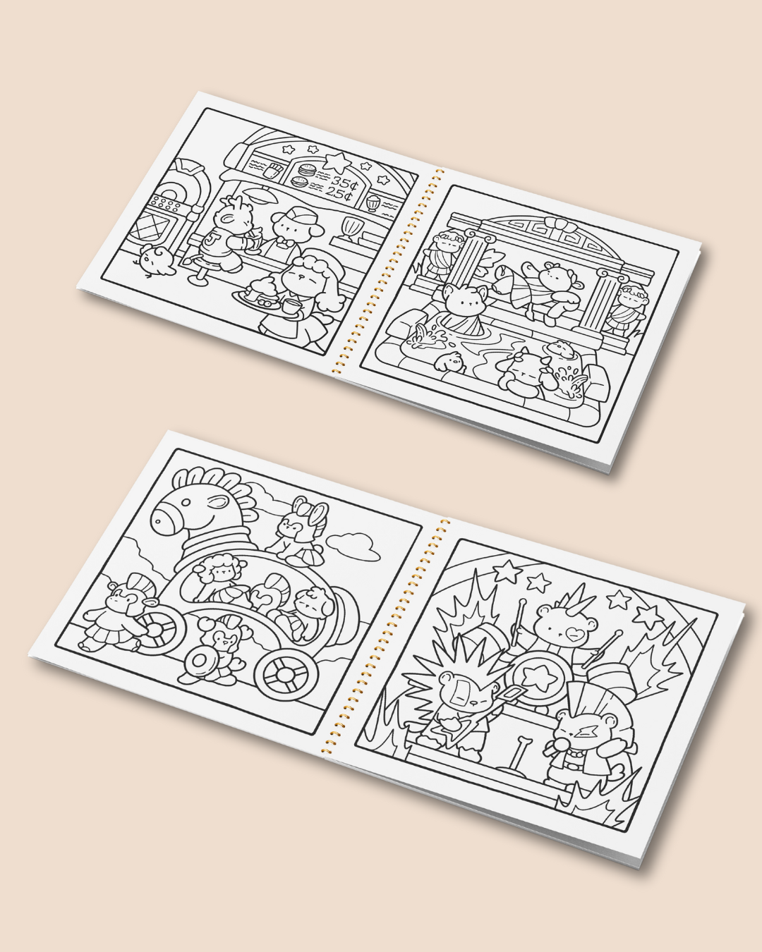 Cozy - Libros para colorear
