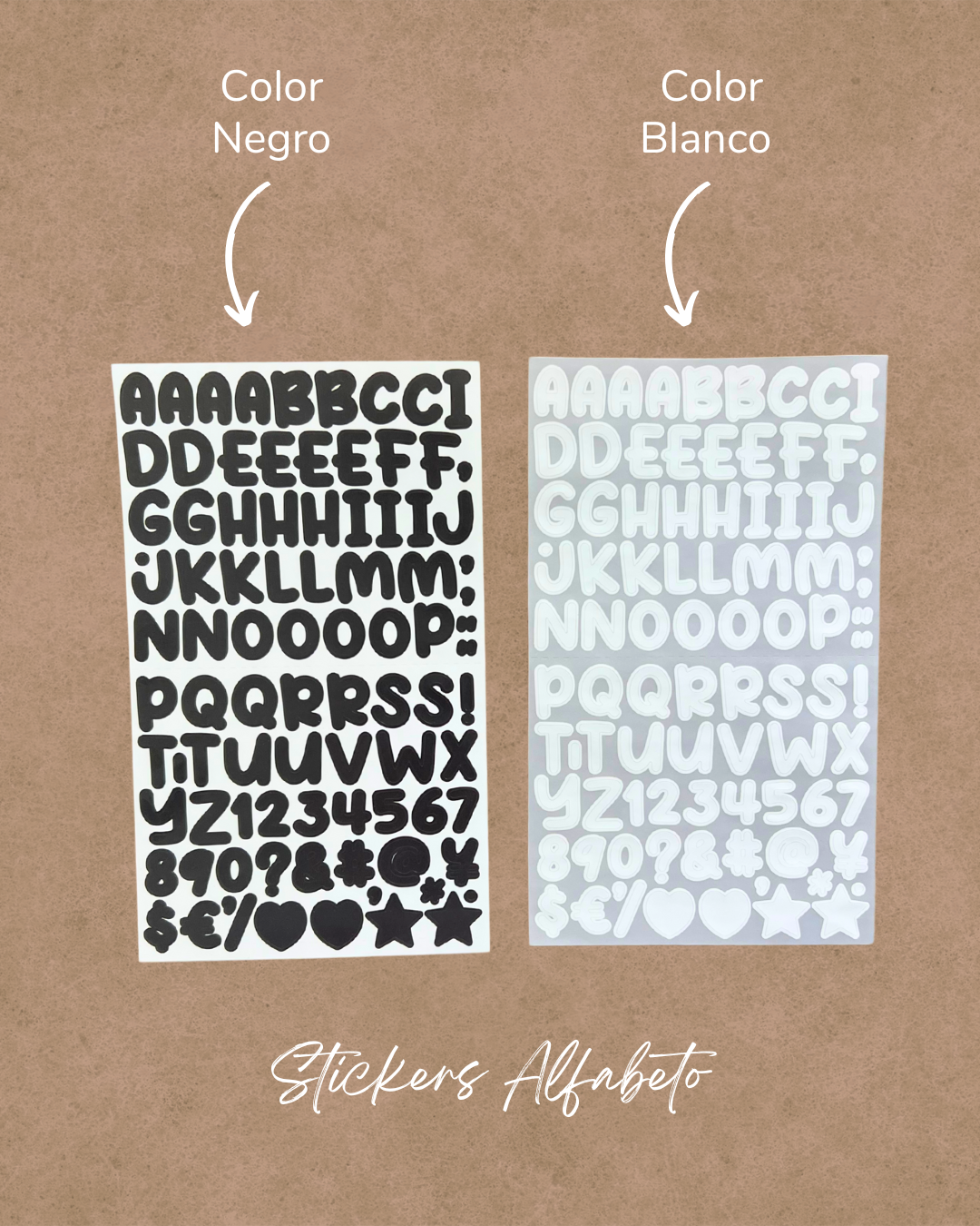 Alfabeto - Stickers