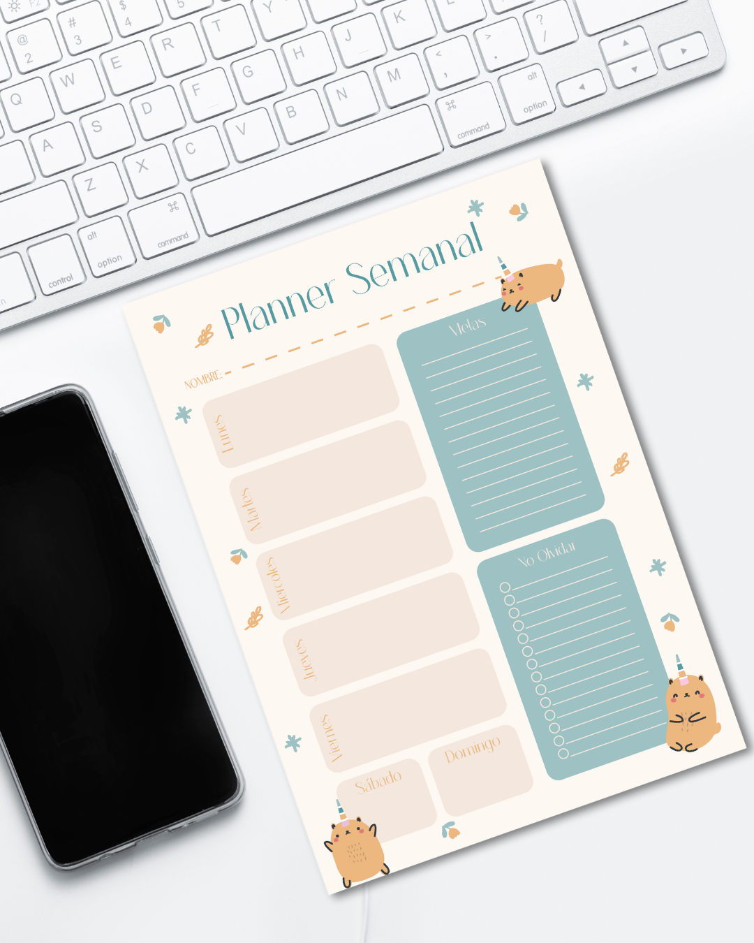 Celestial Unicorn Planner