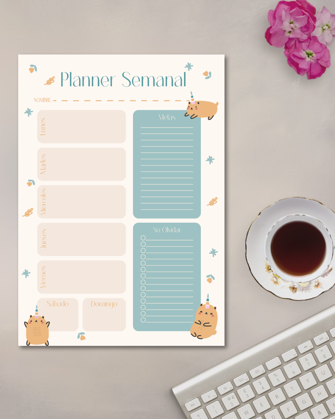 Celestial Unicorn Planner