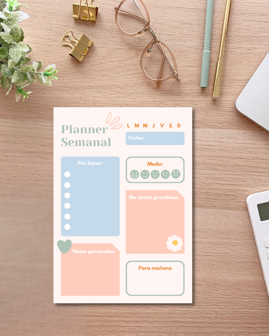 Floral Vibes - Paper Pad